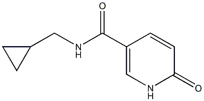 N-(cyclopropylmethyl)-6-oxo-1,6-dihydropyridine-3-carboxamide Structure