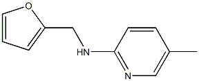 N-(furan-2-ylmethyl)-5-methylpyridin-2-amine 化学構造式