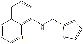 N-(furan-2-ylmethyl)quinolin-8-amine,,结构式