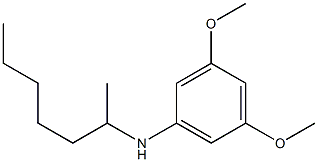 N-(heptan-2-yl)-3,5-dimethoxyaniline Struktur
