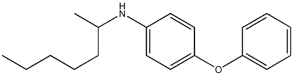 N-(heptan-2-yl)-4-phenoxyaniline 化学構造式