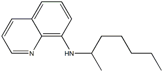 N-(heptan-2-yl)quinolin-8-amine 化学構造式