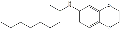 N-(nonan-2-yl)-2,3-dihydro-1,4-benzodioxin-6-amine 结构式