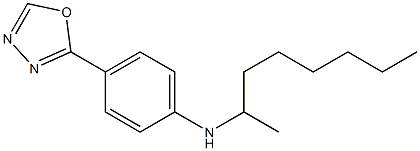 N-(octan-2-yl)-4-(1,3,4-oxadiazol-2-yl)aniline