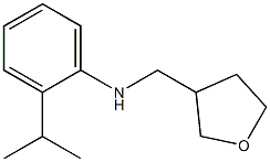 N-(oxolan-3-ylmethyl)-2-(propan-2-yl)aniline Structure