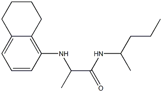 N-(pentan-2-yl)-2-(5,6,7,8-tetrahydronaphthalen-1-ylamino)propanamide