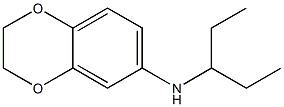 N-(pentan-3-yl)-2,3-dihydro-1,4-benzodioxin-6-amine Structure