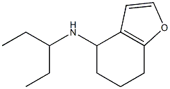 N-(pentan-3-yl)-4,5,6,7-tetrahydro-1-benzofuran-4-amine Structure