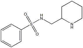 N-(piperidin-2-ylmethyl)benzenesulfonamide Structure