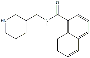 N-(piperidin-3-ylmethyl)naphthalene-1-carboxamide Struktur