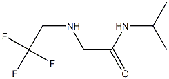 N-(propan-2-yl)-2-[(2,2,2-trifluoroethyl)amino]acetamide