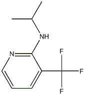 N-(propan-2-yl)-3-(trifluoromethyl)pyridin-2-amine,,结构式