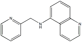 N-(pyridin-2-ylmethyl)quinolin-5-amine 化学構造式