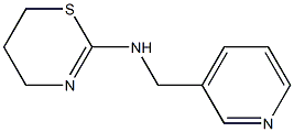 N-(pyridin-3-ylmethyl)-5,6-dihydro-4H-1,3-thiazin-2-amine Structure