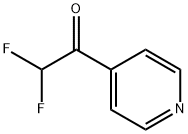 Ethanone,  2,2-difluoro-1-(4-pyridinyl)- Structure