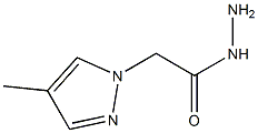 1H-Pyrazole-1-acetic  acid,  4-methyl-,  hydrazide 化学構造式