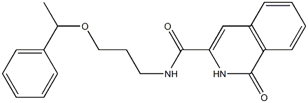 3-Isoquinolinecarboxamide,  1,2-dihydro-1-oxo-N-[3-(1-phenylethoxy)propyl]-