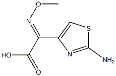 2-Methoxyimino-2-(2-Amino  Thiazol-4-yl)-Acetic  Acid  Anhydrous  (ATMAA) Struktur