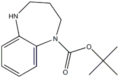 2,3,4,5-Tetrahydro-benzo[b][1,4]diazepine-1-carboxylic acid tert-butyl ester Structure