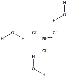 RHODIUM CHLORIDE TRIHYDRATE pure Struktur