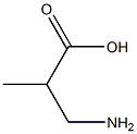 DL-3-AMINOISOBUTYRIC ACID extrapure,,结构式