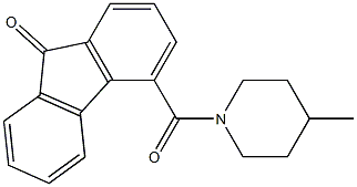 4-[(4-methyl-1-piperidinyl)carbonyl]-9H-fluoren-9-one