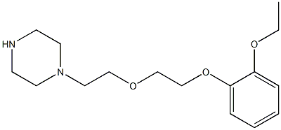 1-{2-[2-(2-ethoxyphenoxy)ethoxy]ethyl}piperazine Structure