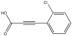 3-(2-chlorophenyl)-2-propynoic acid 结构式