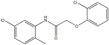 N-(5-chloro-2-methylphenyl)-2-(2-chlorophenoxy)acetamide Struktur