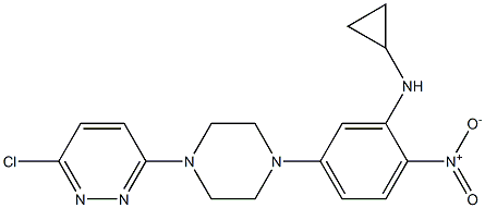 3-chloro-6-(4-{3-(cyclopropylamino)-4-nitrophenyl}piperazin-1-yl)pyridazine