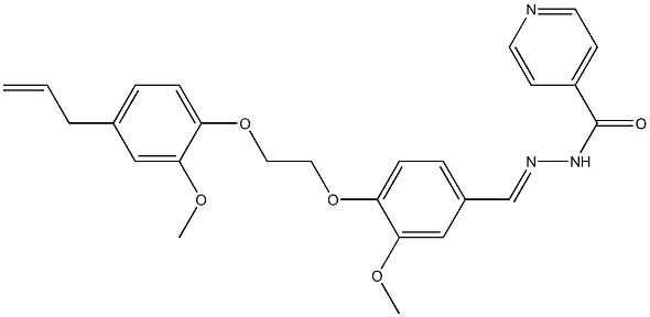  N'-{4-[2-(4-allyl-2-methoxyphenoxy)ethoxy]-3-methoxybenzylidene}isonicotinohydrazide