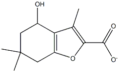  4-hydroxy-3,6,6-trimethyl-4,5,6,7-tetrahydro-1-benzofuran-2-carboxylate