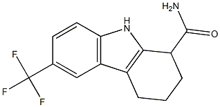 6-(trifluoromethyl)-2,3,4,9-tetrahydro-1H-carbazol-1-ylformamide,,结构式