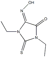 1,3-diethyl-2-thioxoimidazolidine-4,5-dione 4-oxime,,结构式