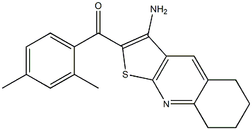 (3-amino-5,6,7,8-tetrahydrothieno[2,3-b]quinolin-2-yl)(2,4-dimethylphenyl)methanone