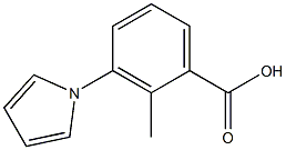 2-methyl-3-(1H-pyrrol-1-yl)benzoic acid,,结构式