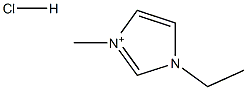 1-乙基-3-甲基咪唑盐酸盐, , 结构式