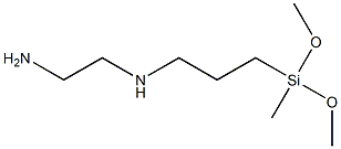 3-(2-氨乙基)-氨丙基甲基二甲氧基硅烷, , 结构式