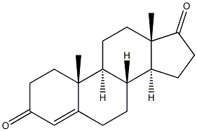 雄甾-4-烯-3,17-二酮, , 结构式
