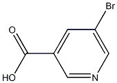 5-溴吡啶-3-羧酸,,结构式