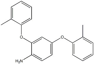 2,4-Di(o-methyl)phenoxyaniline Struktur