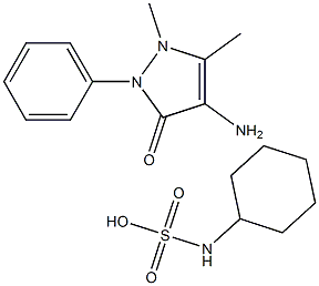 シクラミン酸アミノフェナゾン 化学構造式