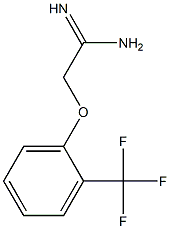 2-(2-TRIFLUOROMETHYLPHENOXY)ACETAMIDINE,,结构式