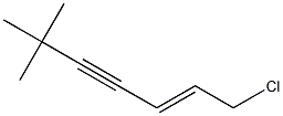 1-Chloro-6,6-dimethylhept-2-en-4-yne,,结构式