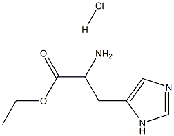 1-Ethoxycarbonyl-2-(3H-imidazol-4-yl)ethylaminehydrochloride,,结构式