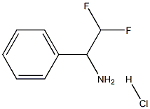 2,2-Difluoro-1-phenylethylaminehydrochloride 结构式