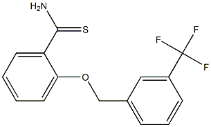  2-{[3-(trifluoromethyl)phenyl]methoxy}benzene-1-carbothioamide