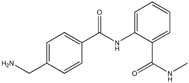 2-{[4-(aminomethyl)benzoyl]amino}-N-methylbenzamide Structure