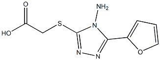 2-{[4-amino-5-(furan-2-yl)-4H-1,2,4-triazol-3-yl]sulfanyl}acetic acid