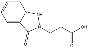 3-{3-oxo-2H,3H-[1,2,4]triazolo[3,4-a]pyridin-2-yl}propanoic acid 结构式